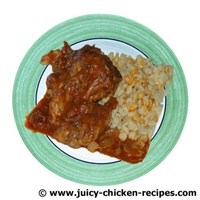 juicy 
chicken paprikash